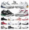 3 Jumpman White Cement 3s Reimagined Wizards Fire Red Lucky Green GS Cardinal Hide n Sneak Dark Lris Desert ELEPHANSNSX#