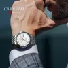 Zegarek karnawałowa marka miyota ruch McHanical zegarki Waterproof Sport Watch Sapphire Glass Glass ze stali nierdzewnej Na rękę
