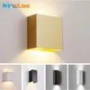 Wall Lamps Modern 5W 10W Up Down LED Lamp Simple Square Surface Mounted Iron Light Indoor Bedroom Bedside Decor Lighting Fixtures