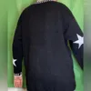 Maglioni da donna Pullover da uomo Ritratto Lavorato a maglia Streetwear Fanciulla Oversize Harajuku O Collo Maglieria Abbigliamento Y2K Emo gotico