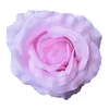 50 pcs/lot NOUVEAU 8 cm Fleurs Artificielles Tête Soie Rose Fleur Pour La Maison De Mariage Décoration De Fête Faux Fleurs DIY Guirlande Scrapbook Fournitures 2225
