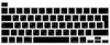 Tastaturabdeckungen weich für Pro 13 M1 Chip Russische EU US-Tastaturabdeckung Silikon für Pro 13 Russische Tastaturhaut R230717
