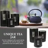 Storage Bottles Canister Tea Jar Coffee Kitchen Airtight Sugar Farmhouse Canisters Container Sealed Containers Iron Jars Sets Flour Tin