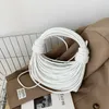 Kvällspåsar Personlig kreativ 2023 Summer Wire Bundle Stick Knot Single Shoulder Women Messenger Criss-Cross Solid