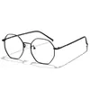 Solglasögon Cyxus Blue Light Blocking Glasses Män Kvinnor Fashionabla datorglasögon Ultra-Light Metal Frame Anti-strålningsspecifikationer 8008