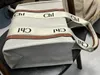 Woody Tote Bag Designer TOBES Kobiety torby lniane skórzane strój crossbody