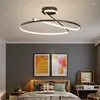 Lampadari 2023 Lampadario a soffitto a linea moderna Lampada semplice moderna per soggiorno Sala da pranzo Cucina Decorazioni per la casa per interni Illuminazione Lustre