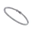 Projektant tenisowy Bransoletka Diamentowa luksusowa biżuteria Prezent 3 4 5 6 mm 7 8 cali moda moissanite Białe złote bransoletki dla mężczyzn dla dorosłych Hip5682186
