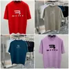 Ontwerper van luxe Heren T-shirts Parijs modemerk t-shirt Kleding BB brief korte mouw katoen Crewneck lente zomer tij mannen en vrouwen tee Paar korte Tees