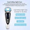 Dispositivos para el cuidado de la cara Terapia LED Pon Vibración sónica Eliminador de arrugas EMS Tratamiento fresco Antienvejecimiento Limpiador de la piel Limpiador Máquina de rejuvenecimiento 230617