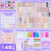 Zelfklevende Stickers DIY Acryl Plaat 3D Sticker Biscuit Set Kpop Guka Polco Meisje Stickers Idol Po DIY Pocard Koreaans Briefpapier Album 230715