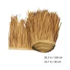 Other Event Party Supplies DIY Straw Roof Carpet Trim Artificial Mat Palm Thatch Rolls Deck Decor Decorate Roofing Panel Tiki Bar Hut