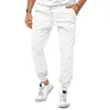 Pantalons pour hommes 2023 Shorts en fibre de polyester verticale Cordon Taille élastique Casual Comfort Floor Towers