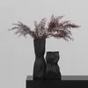 Vasi Modern Simple Style Wave Vase Creative Resin Flower Container Nordic Fashion Sculpture Ornament Fine Home Decoration Accessories