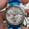 Luxe R olax herenhorloges te koop Automatisch mechanisch horloge Witte bloem Volledig horloge met geschenkdoos