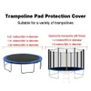 Trampolines Round Trampoline Replacement Safety Pad Tear-Resistant Trampoline Edge Cover Protector Round Frame Pad without Trampoline 230715