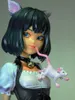 Anime Manga Resin Figure Kit Cat Girl Busto in resina Kit in resina per garage non verniciato L230717