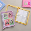 ملاحظات Notepads A5/A6 Zipper Glitter Bright Summer Binder Notebook DIY Photocard جمع الكتب البريدية للكتاب قرطاسية School School X0715