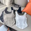 Women's Tanks Women Camis Seamless Top Solid Crop Tops Comfortable Padded Sleeveless Camisole Lady Slim Vest Streetwear Summer