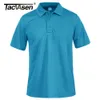 Polos pour hommes TACVASEN T-shirt d'été respirant pour hommes T-shirt à manches courtes pour hommes Séchage rapide Travail d'équipe de l'armée T-shirt de golf Top Randonnée Outwear 230717