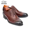 Saviano Oxford Dress Oom Fashion Business Handmade Office Designer Eleged Echte lederen schoenen Men Origineel 2456
