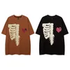T-shirt da uomo Love Pattern Skull Stampa T-shirt estive per uomo e donna Girocollo Hip Hop T-shirt oversize T-shirt manica corta Harajuku 230715