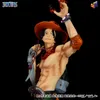 Anime manga One Piece Portgas D Ace Ani Figura Statua Figurina 34 cm PVC Figury Model Doll Decor Decoration Prezent Świąteczny L230717