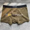 Luxe Heren Onderbroek Designer Man Boxers Comfortabele Slips Slipje Sexy Mannelijke Ondergoed Merk Onder Shorts Een Doos 3 Paar