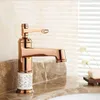 Bathroom Sink Faucets Ly Wenzhou Basin Chrome/Golden/Rose Golden Finish Kitchen Mixer Torneira Banheiro RS335