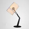 Floor Lamps Nordic Designers Spotlight Lamp LED Black Metallic Luster Art Lampshade Home Decor Living Room Bedroom Bedside Stand Light