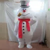 2018 Alta calidad la cabeza frosty el muñeco de nieve traje de la mascota adulto frosty el muñeco de nieve costume256B