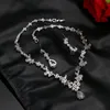 Ensembles de bijoux de mariage EMMAYA marque magnifique AAA CZ pierres ensemble de bijoux blanc cristal fleur fête ensembles de bijoux de mariage pour les femmes 230717
