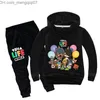 Giyim Setleri Toca Boca Life World World Bebek Erkekler Toca Life World Sweatshirt Setleri Çocuk Üstler+Pantolon Çocuklar Giysileri Kıyafetleri Hoodies Suit Z230717