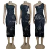 23LVSS NEW Women Casual Dresses Luxury brand Female Sexy Loose Party Beach Dressess designer Dresses Q6135