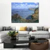 Impressionist Canvas Art View Taken from Greinval Handmade Claude Monet Painting Landscape Artwork Modern Living Room Decor