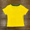 レディースTシャツY2KレディースTシャツブラジルアルファベットプリントTシャツ女性
