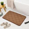 Mattor Memory Foam Bath Mat Badrum Icke-halktvättbassäng Badkar Sidan för Banthroom golvmatta duschrum Dörrat