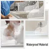 Bath Accessory Set 2Pcs Shower Splash Guard Transparent Water Acrylic Bathtub Edge Durable Tub Corner With Super Viscose