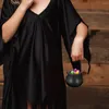 Pratos Bruxa de Halloween Frasco preto Cestas de plástico Balde de fogo Pote Lanterna Doces Crianças Adereços de mão