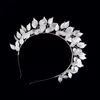 Bandeau De Luxe Bijoux De Cheveux De Mariage Alliage Délicat Feuilles Plantes Diadèmes Coiffe À La Main Femmes Accessoires De Cheveux Bandeaux L230704