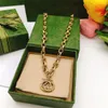 Gold Designer Pendant Ggity Ожерелье G Ювелирные украшения модные ожерелья женские подарок 4432