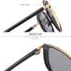 Sonnenbrille Barcur Polarisierte Frauen Luxus Runde Sonnenglas für Damen Weibliche Schatten Lunette de Soleil Femme 230717