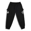 Herrbyxor plus 7xl 6xl xxxxl hip hop last män mode harajuku harem pant streetwear casual joggers multi-pocket slips fötter