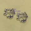 Charms Antique Silver Plated Mom Mother Heart Daughter Love Forever Pendants Diy Jewelry Making Materials Supplies Accessories