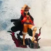 Anime Manga 25 cm One Piece Yonko Luffy Figure 4 Empereurs Gk Anime Chiffres 2 Têtes Pvc Action Figurine Statue Collection Modèle Jouets Garçon Cadeau L230717
