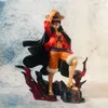 Anime manga 25 cm ett stycke yonko luffy figur 4 kejsare gk anime figurer 2 huvuden pvc action figurstaty samlarobjekt modell leksaker pojke gåva l230717