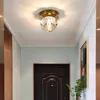 Ceiling Lights Small Light Indoor Crystal Lampshade Creative Design Lamps Lighting Fixtures Hallway Balcony Aisle Office Lustre