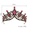 Princesa Noiva Coroa Rhinestone Headwear Senhora Cocar de Casamento Para Festa de Aniversário Coroa Rainha Casamento Cabelo Jóias Diadema Presentes L230704