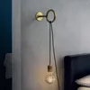 Vägglampa apliques de pared sovsalitorio sovrum lätt dekoration samtida fixturer led lampade en pare