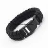 Outdoor Survival Bracelet Paracord Parachute Cord Bracelets Military Emergency self-rescue Bracelet Men women Unisex Charm wristband for hiking camping